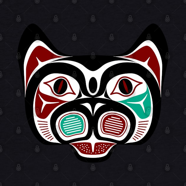 Northwest Pacific coast Haida Kitty by redhomestead